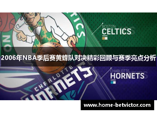 2006年NBA季后赛黄蜂队对决精彩回顾与赛季亮点分析